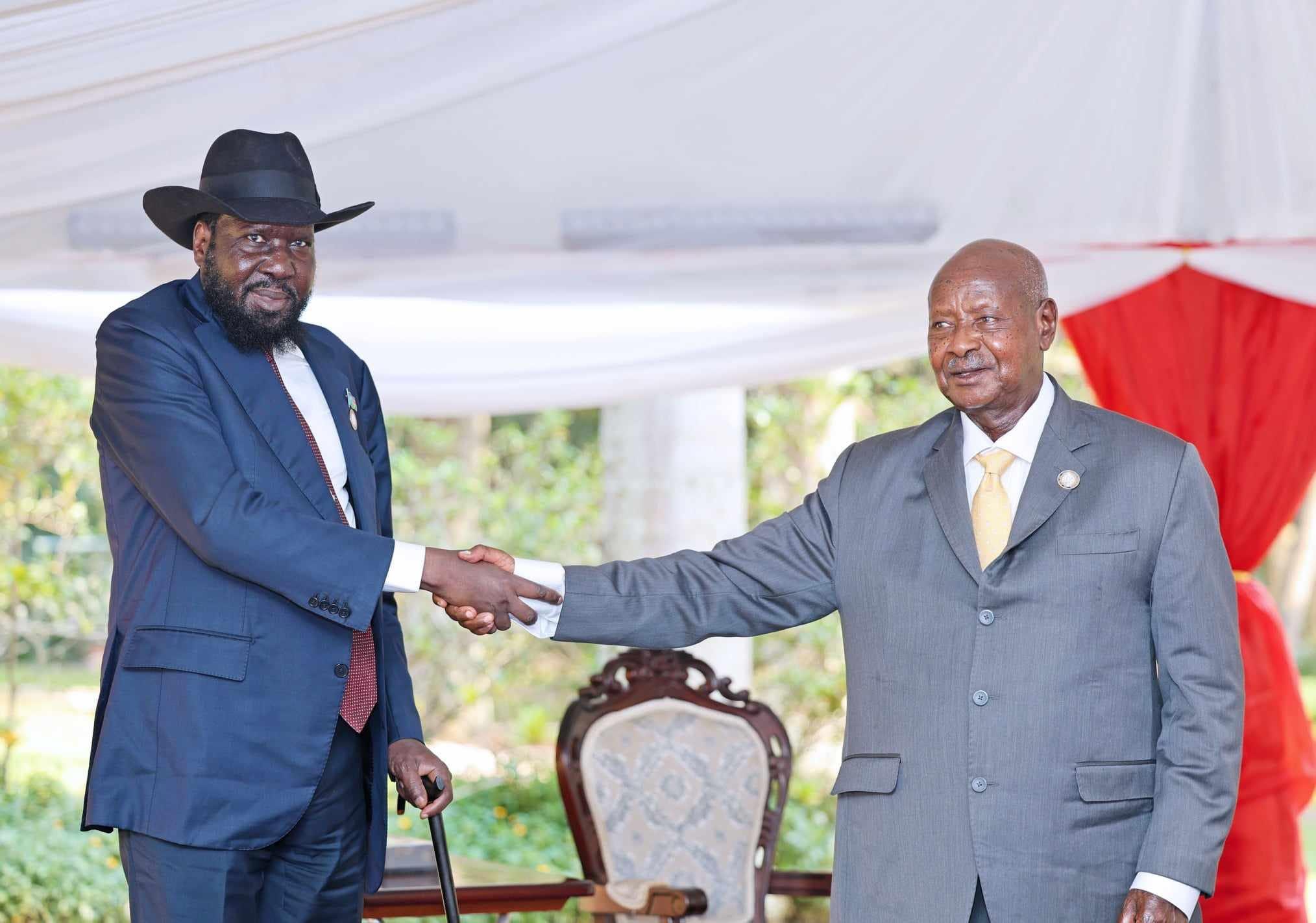 President Kiir holds bilateral talks with his Ugandan counterpart President Kiir holds bilateral talks with his Ugandan counterpart