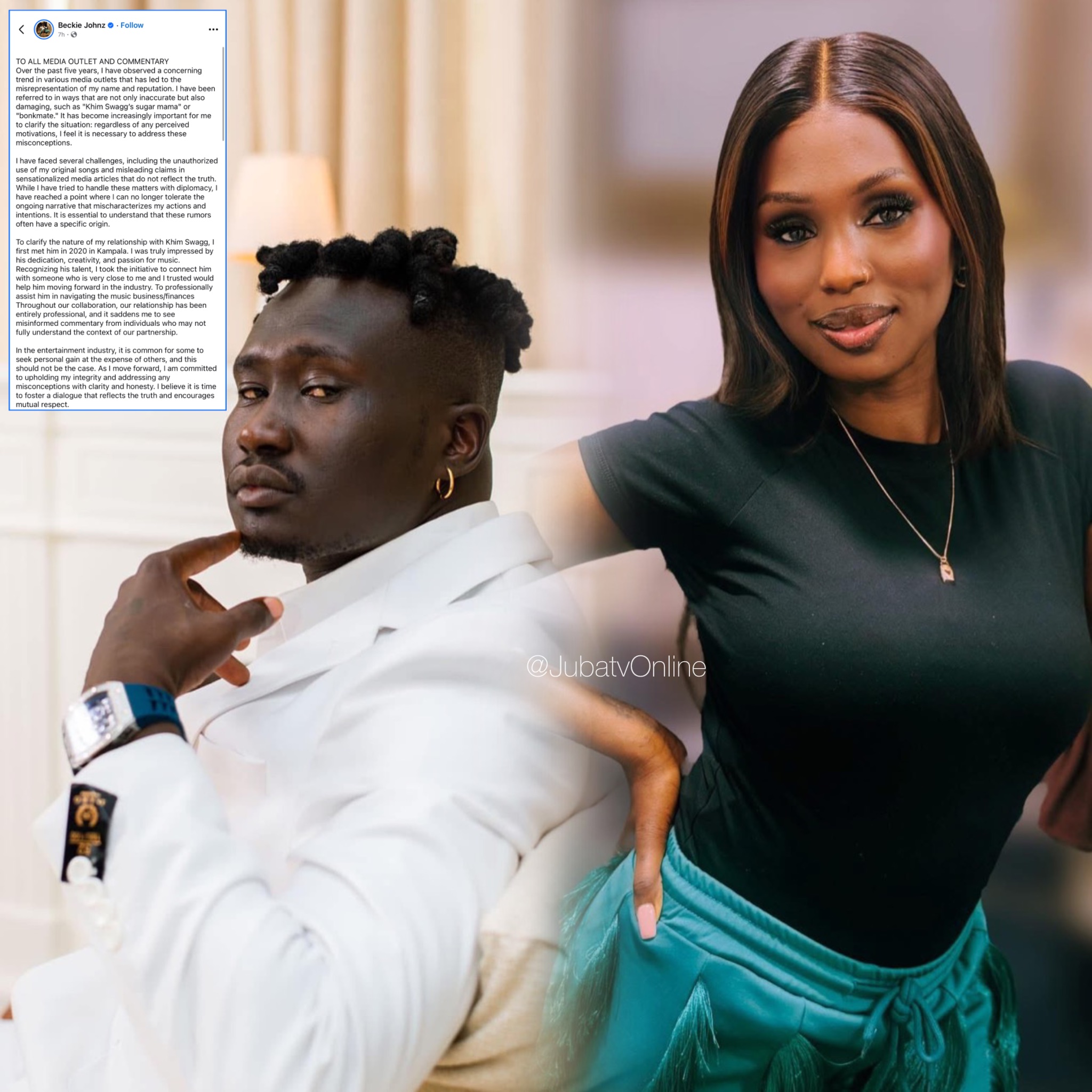 “Becky John Breaks Silence: ‘I’m Not Khim Swaqq’s Sugar Mama!’” “Becky John Breaks Silence: ‘I’m Not Khim Swaqq’s Sugar Mama!’”