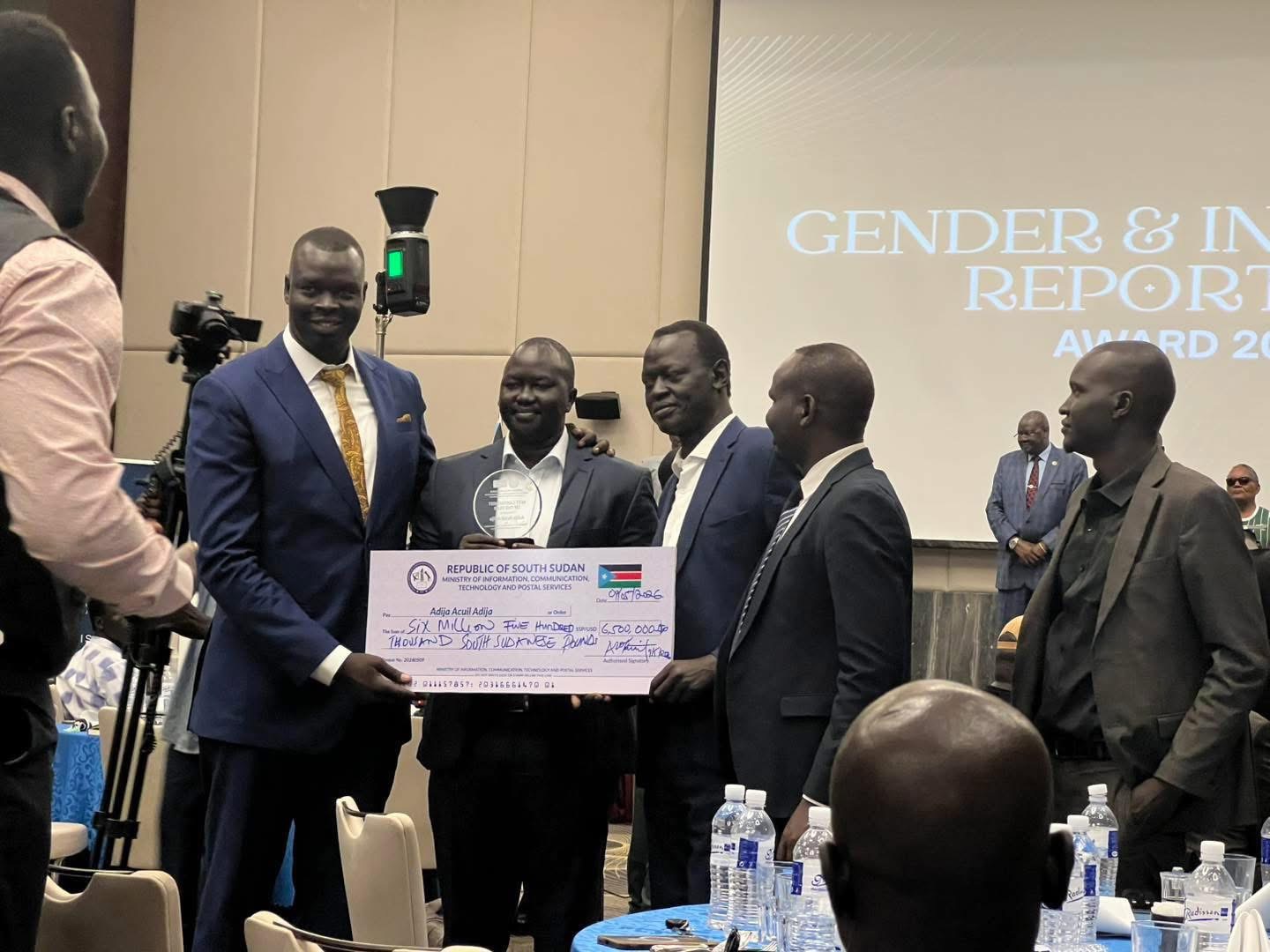 Best Cartoonist of the Year Award goes to Adiba Acuil