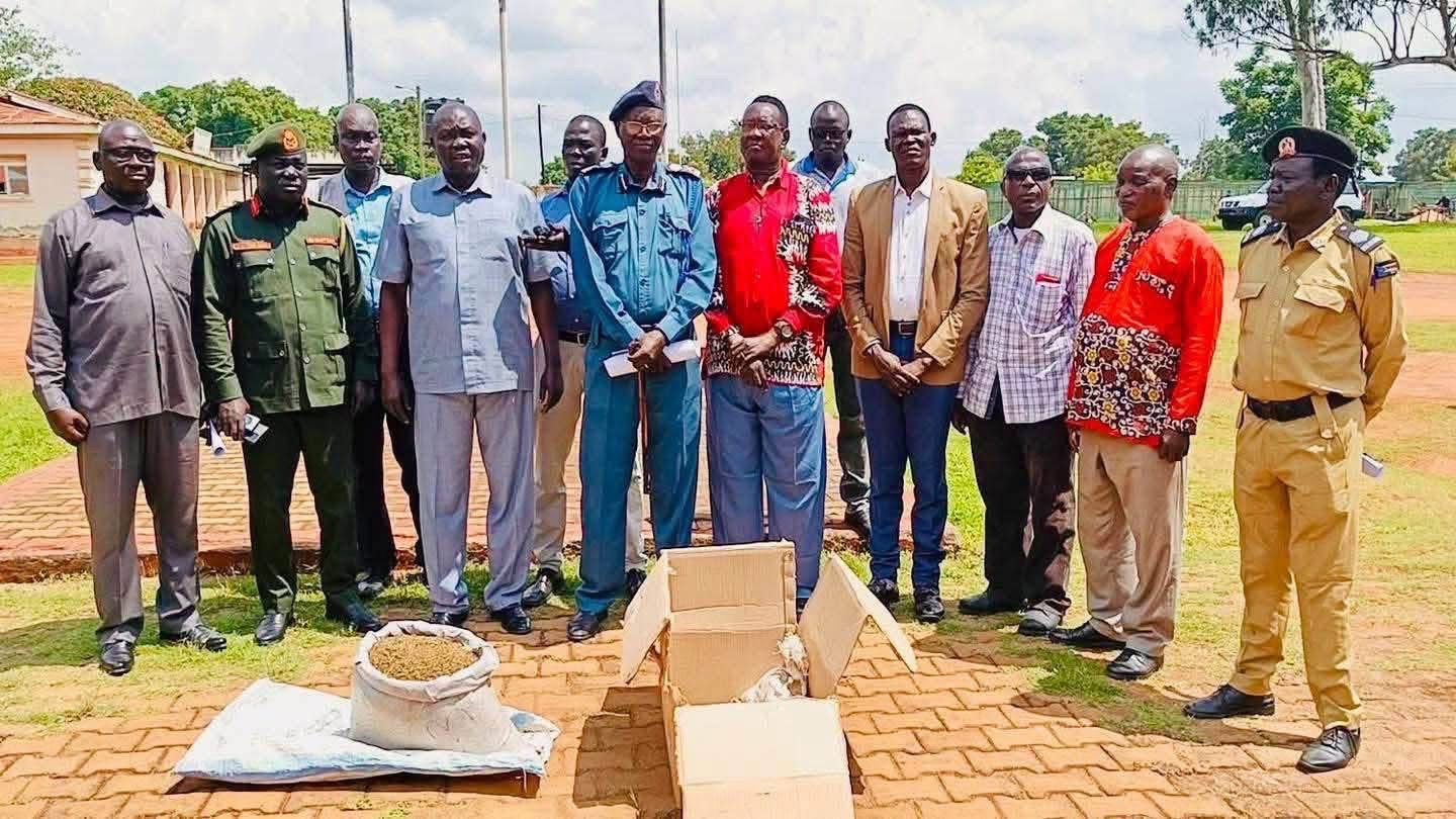Yei Authorities Burn Seized Marijuana in Anti-Drug Crackdown Yei Authorities Burn Seized Marijuana in Anti-Drug Crackdown